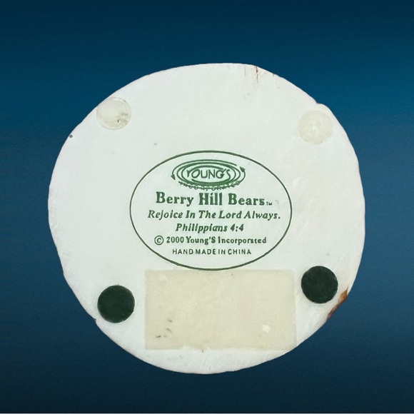 Vintage 2000 Young's Berry Hill Bears Church Organ Rejoice in the Lord Always - Picture 14 of 15